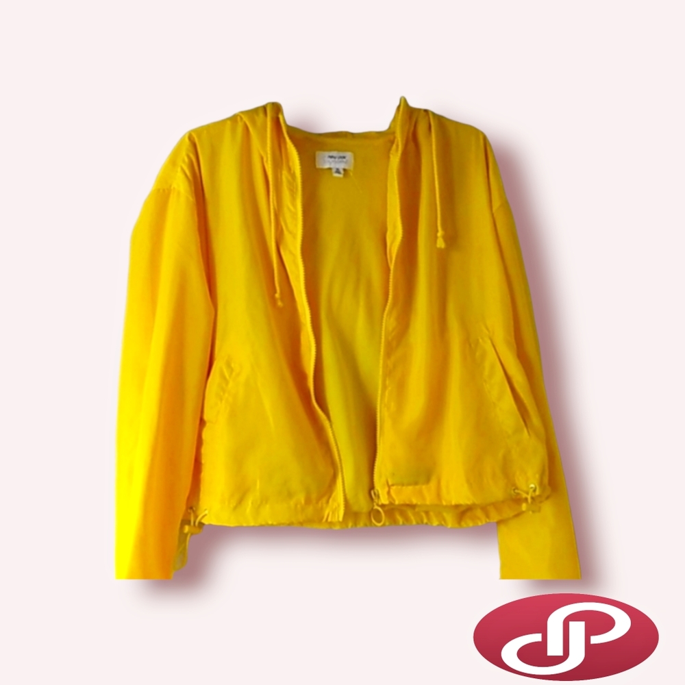 Women's Yellow Rain Jacket